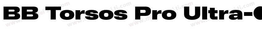 BB Torsos Pro Ultra字体转换